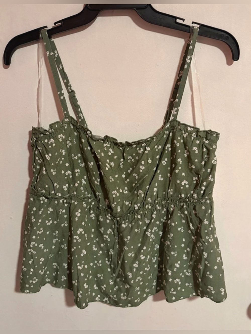 NWT No Boundaries Faded Spruce Combo Woven Top